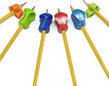 The Pencil Grip Early Childhood Set of 6, Writing Aid Set for Righties and Lefties, Assorted Colors - ECG-006