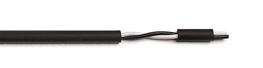 22AWG 2 Conductor Wire Cable (UL2464) - High Flexible Tinned Copper Unshielded Alarm Security Burglar LED Power - Low Voltage Installations (Matte Black 100FT)