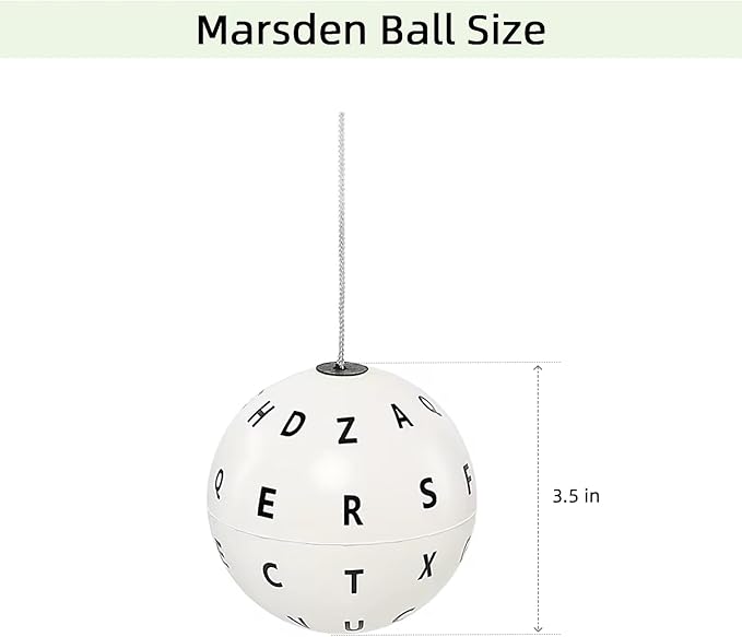 Marsden Ball Vision Therapy with Letters for Hand-Eye Coordination and Visual, Visually Impaired Estrabismo Amblyopia Vision Children Eye Therapy Training Improve Ball
