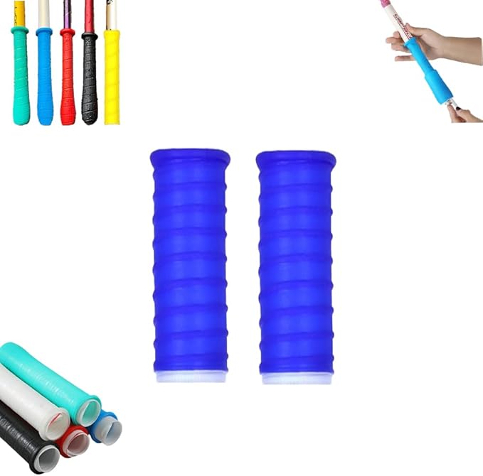 2 Pcs Cold Shrink Handle Wrap with Textured Grip – Silicone Non-Slip Cover for Secure Tool & Sports Handles – Durable, All-Weather Cold-Shrink Sleeve for Comfort & Control