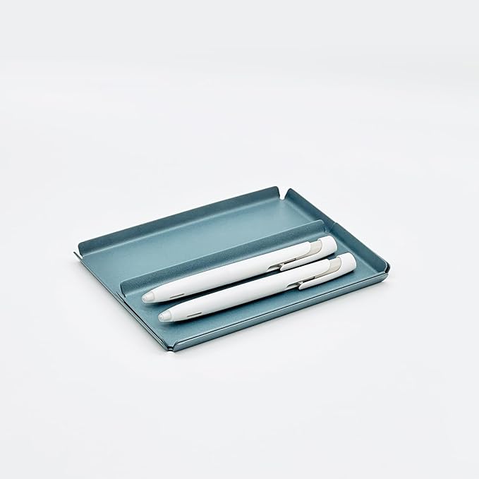Aluminum Organizer Tray for Desk & Entryway - Minimalist Metal Catchall for Keys, Jewelry, Wallet | A6, Azure | by PROGETTO2.70