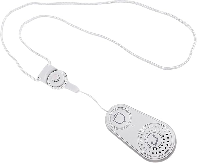Buachois Wireless Two Way Pager for Caregiver, Portable Emergency Alert System with 105dB Volume 40 Day Battery Life for Home Elderly Kids Monitoring