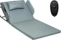 Lifting Bed Backrest - Electric Adjustable Power Bed Wedge Mattress with Pillow Cover for Elderly, Patient, Pregnant Women to Sitting and Sleeping Positioning Assistance, Steel Frame