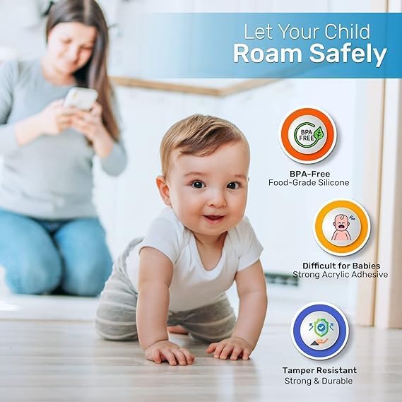 Table Corner Protectors for Baby, Clear Furniture Corner Guards & Edge Safety Bumpers, Round Baby Proof Bumper, Table Edges & Sharp Corners Baby Proofing (24 Pack)