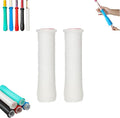 2 Pcs Cold Shrink Handle Wrap with Textured Grip – Silicone Non-Slip Cover for Secure Tool & Sports Handles – Durable, All-Weather Cold-Shrink Sleeve for Comfort & Control