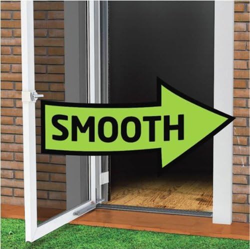 Touch 'n Hold Smooth Dual Door Closer System (Almond) – Heavy-Duty - Touch-Button Hold Open Feature & Smooth Closing Motion - Storm & Security Door (Medium/Heavy Weight). New Door/Replace Old Unit