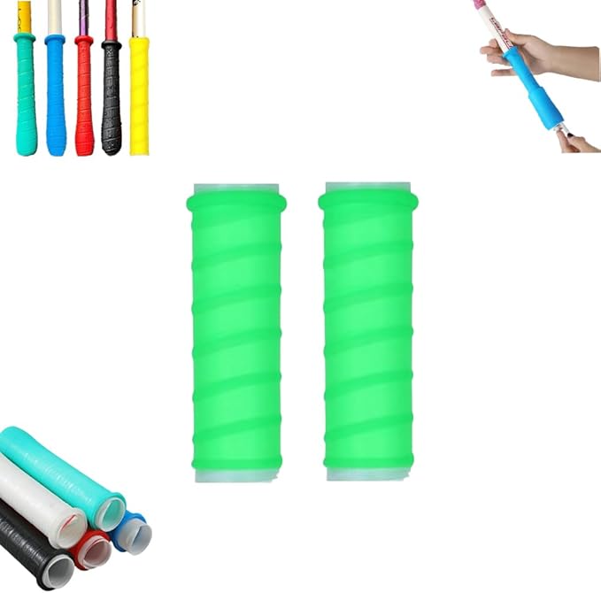 2 Pcs Cold Shrink Handle Wrap with Textured Grip – Silicone Non-Slip Cover for Secure Tool & Sports Handles – Durable, All-Weather Cold-Shrink Sleeve for Comfort & Control