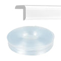 Corner Guards Furniture Edge Protectors 19.7ft(6mx15mm) Transparent Soft Silicone Bumper Strip Clear Edge Corner Cushion with Double-Sided Tape for Tables,Household
