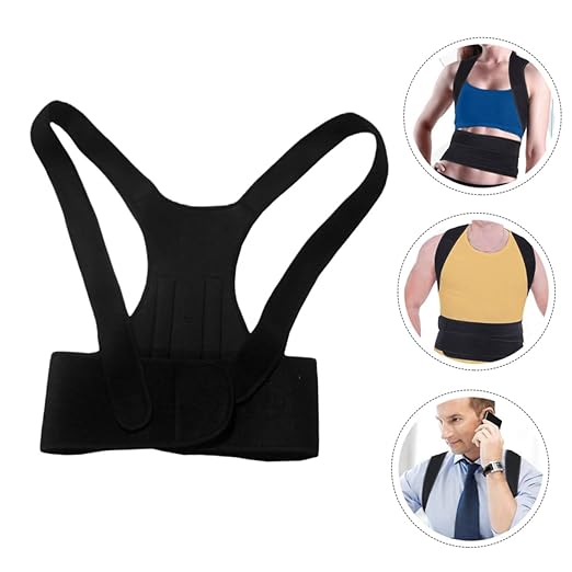 Adjustable Back Posture Corrector Brace for Men and Women Professional Spine Alignment Support for Hunchback Shoulder Relief and Posture Improvement Suitable for Office Home and