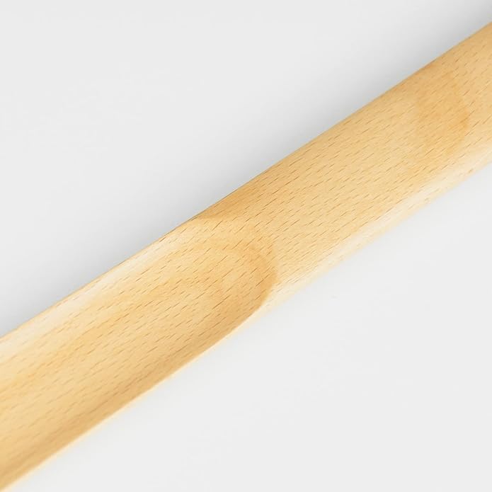 Luxdecor Long Handled Wooden Shoehorns-24in Wooden Long Handle Shoe Horn for Seinors Men Boot Jack Shoe Helper for Women