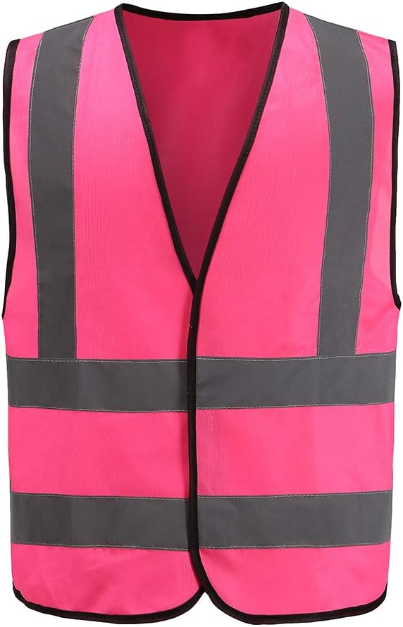 AYKRM 12 colour High visibility viz vest hi vis viz reflective work construction safety vest (XS-8XL)