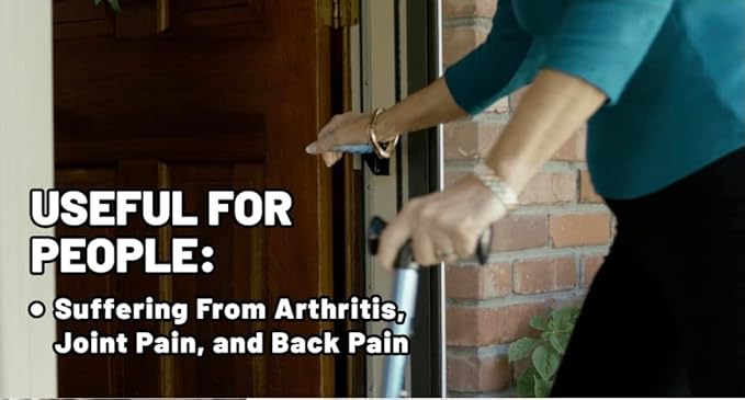 Shiwala Flip A Grip Doorway Assist Handle, Foldable Safety Support Bar for Balance Aid for Stairs and Doorways