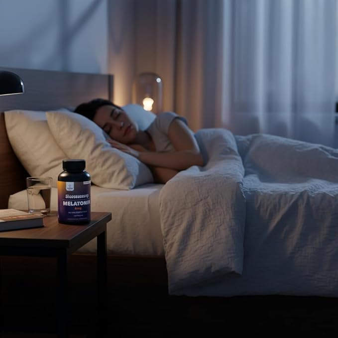 Melatonin 6mg Fast Dissolve Tablets – Natural Berry Flavor, 100 Count – Extra Strength Sleep Support for Adults – Non-Habit Forming, 100-Day Supply | Zealthy Life