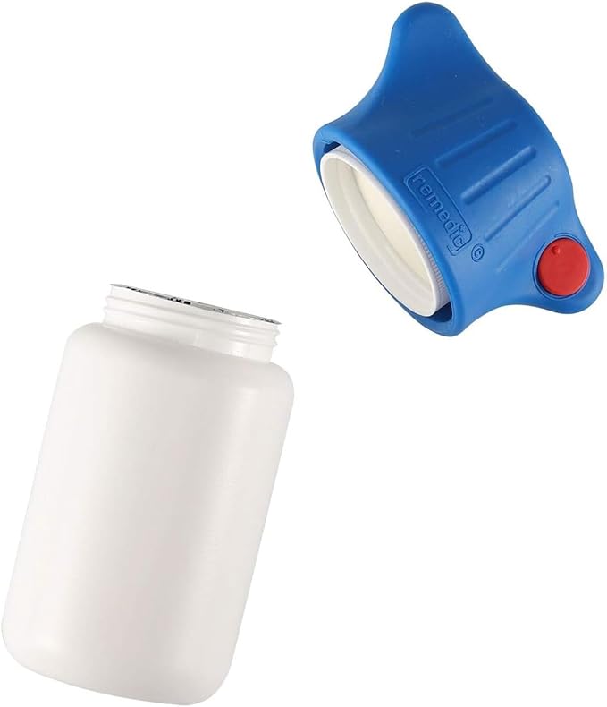 Remedic Medicine Bottle Opener with Magnifier & LED Light – Easy Grip Aid for Weak Hands – Non-Slip Mat for One-Handed Use – Arthritis-Friendly Multi-Opener – Senior Care Tools