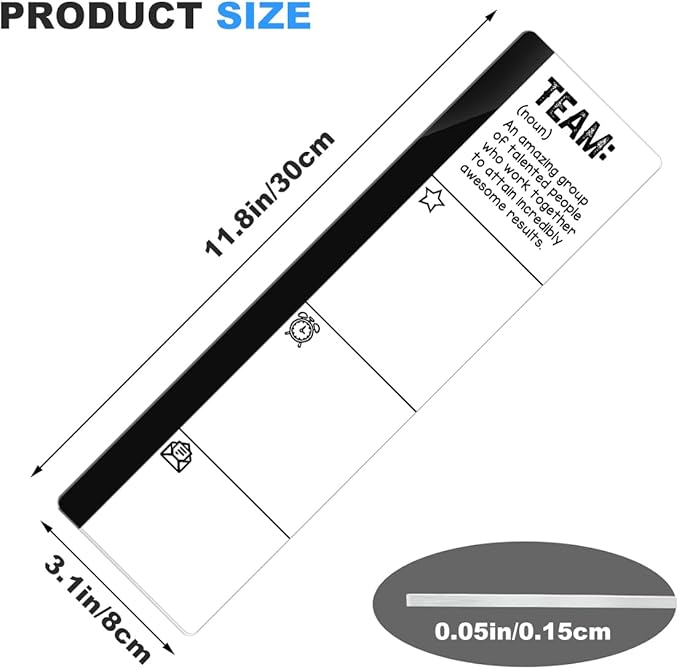 Computer Monitor Memo Board Team Quotes Desktop Logo Decor Monitor Message Board Sticky Notes Office Desk Accessories for Send Family Members Office Friends and Colleagues Gifts