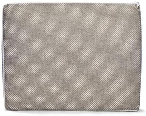 Lounge Doctor Elevating Leg Rest Wedge Pillow with Memory Foam, Light Blue, Small