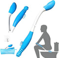 Foldable Toilet Aids for Wiping Bottom - Butt Wiper Tool - Self Wipe Assist for Toileting - Daily Living Bathroom Aids for Limited Mobility
