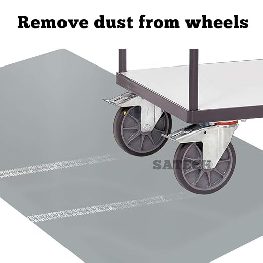 SATECH Sticky/Tacky/Adhesive Mat 18" x 36" Grey (Case of 4 Mats,30 Sheets Each) for Cleanroom Laboratory Hospital Construction Pets