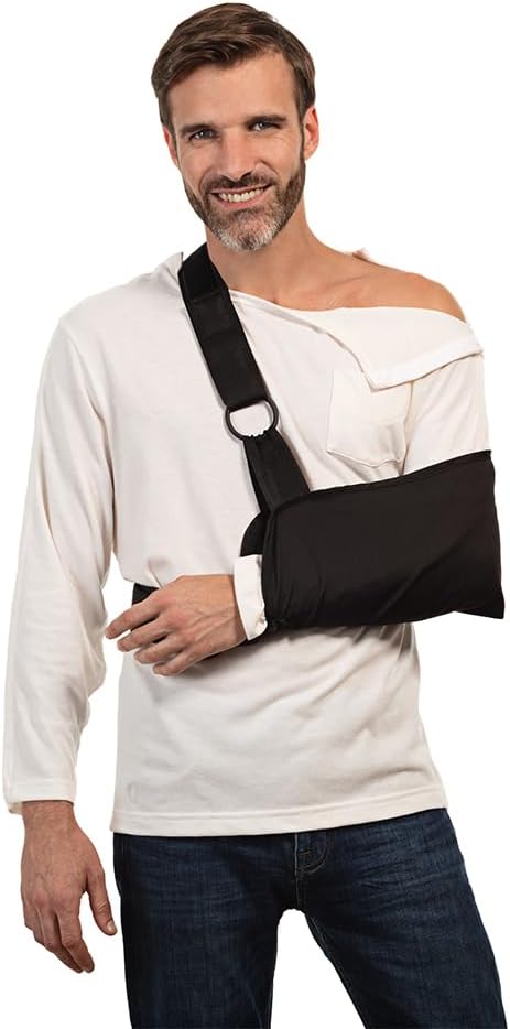 MAI We Care Post Shoulder Surgery Shirts for Men - Tear Away Recovery Apparel, Premium Chemotherapy Clothing