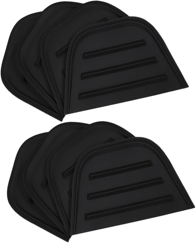 jojofuny Heavy Duty Luggage Corner Guards 8Pcs PVC Edge Protectors with Non-Slip Drip Glue for Suitcase and Bag Anti-Collision Protection