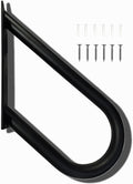 YIDELAI-U Type Stair handrail, Outdoor Step handrail, Wall Mounted Installation, Suitable for 1-2 Steps, Bathroom, Providing Convenience for Family Safety (Length 18 inches, Pipe 1.31 inches)