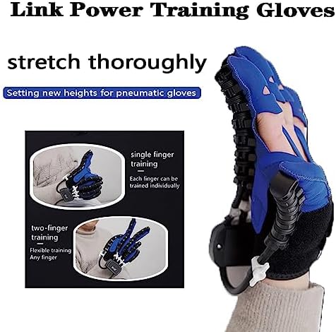 Rechargeable Electric Finger Exercise Device for Stroke Recovery, Hemiplegia & Dystonia Therapy, Hand Function Rehabilitation Equipment for Finger Training