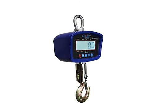 SellEton SL-924 Industrial/Warehouse Digital Medium General Purpose Crane Scale with LCD Display Screen 1500 lb x 0.5 lb