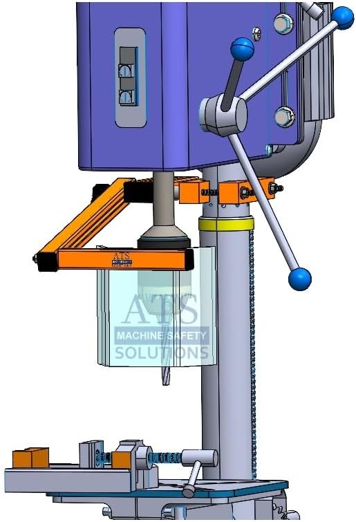 ATS Safety, Drill Press Guard - Econ-Series Drill Press Accessories, Part # DPG-ES1
