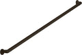 Meranti Aluminum Handrail for Stairs - ADA Compliant Wall Returns - Handrails for Indoor Stairs - Metal Handrail, Powder Coated for Outdoor Environment, DIY Handrail Kit (WHR, Bronze Textured, 8' L)