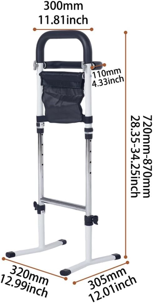 Chair & Couch Stand Assist bar, Help to Stand and Move Lift Assist, for Seniors Elderly, Adults and Others who Need Extra Help, Can Withstand 300 Pounds (Double handrails)