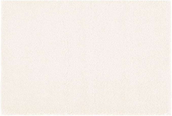Madison Park Marshmallow Bathroom Rug Non Slip, Luxrurious Plush Bath Mat, Absorbent, Quick Dry, Spa Design Bath Room Décor, 20x30, Cream