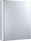 Fine Fixtures Bathroom Medicine Cabinet, Aluminum, Recessed/Surface Mount, Right/Left Hinged, Mirrored Interior (15 X 24)