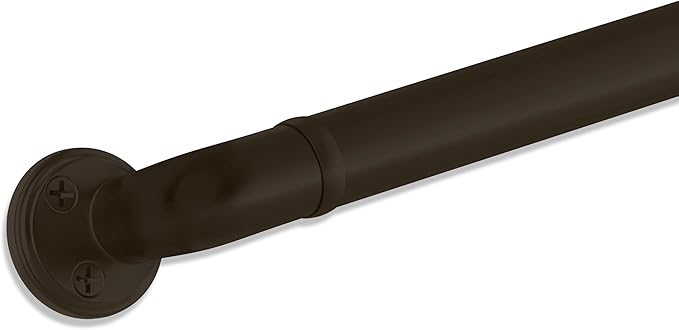 Meranti Aluminum Handrail for Stairs - ADA Compliant Wall Returns - Handrails for Indoor Stairs - Metal Handrail, Powder Coated for Outdoor Environment, DIY Handrail Kit (WHR, Bronze Textured, 4' L)