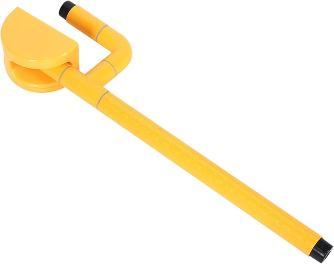 Respicefinem Yellow Safety Grab Bar Stainless Steel Toilet Armrest Handrail Handle for Elderly The Disabled with Non Slip Grip and Heavy Duty Support Up to 300kg