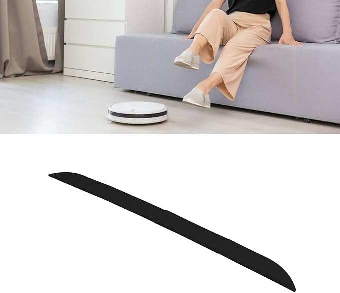 Rubber Threshold Ramp for Robot Vacuum, Wheelchair, Doorways, Bathroom, Black, 4 Pack