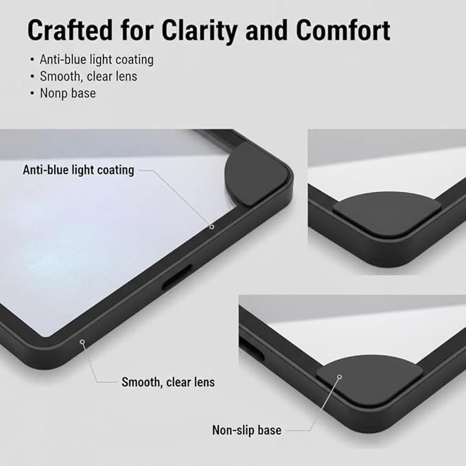 2026 New HD Screen Magnifier Cell Phone Mobile Projector Amplifier Magnifying Version Pull Out Android Smartphones 3D Stand Cellphone Laptop Enlarger Definition Easy Viewing Orientation (12IN)