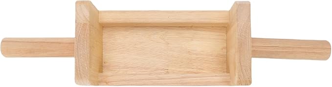 Brrnoo Wooden Balance Board, Sanded Wood Arm Trainer for Muscle Strength and Coordination, with Textured Finish for Joints Mobility, Compact Finger Training Device for Home and Travel
