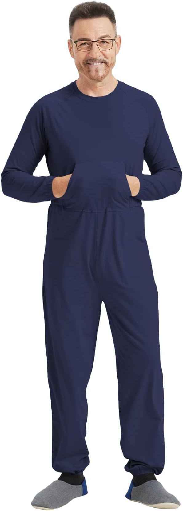Adaptive Clothing for Men with Anti-Strip Design and Easy Back Access for Dementia Elderly and Special Needs