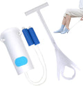 Sock Aid Kit, Sock Puller Aid Easy On and Off, Sock Assistant Device No Bending, Sock Aids for Putting On Socks and Sock Remover, Sock Helper for Seniors, Pregnant, and Limited Mobility