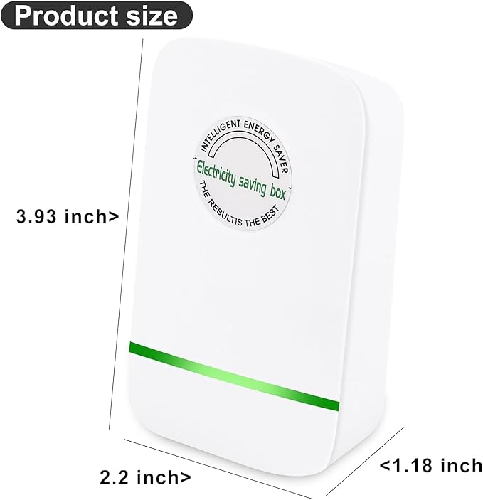 Stopwatt Energy Saving Device Power Saving Box Elon-Musker Power Saver Professional 2024 New Watt Stop Electricity Saving Box Stable Voltage Plug 90V-250V 30Kw (1, 3.93 * 2.2 * 1.18in)