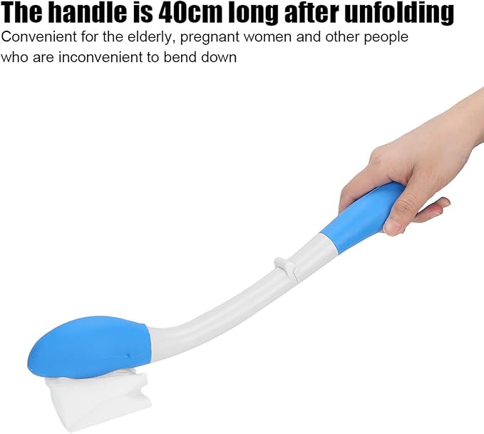 Long Reach Comfort Wiper, Self Assist Toilet Aid, Toilet Paper Tissue Grip, Self Wipe Assist Holder, Daily Living Bathroom Aid, for Limited Mobility