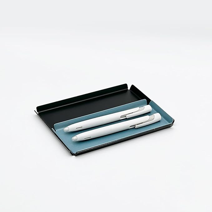 Aluminum Organizer Tray for Desk & Entryway - Minimalist Metal Catchall for Keys, Jewelry, Wallet | A6, Azure | by PROGETTO2.70