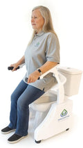 LuxeLift Bidet Powered Toilet Assist Lift Electric Height Adjustable Elevated Seat Riser for Seniors Elderly Built-in Bidet & Dryer Safe Certified Easy Assembly 350 LBS | HSA&FSA