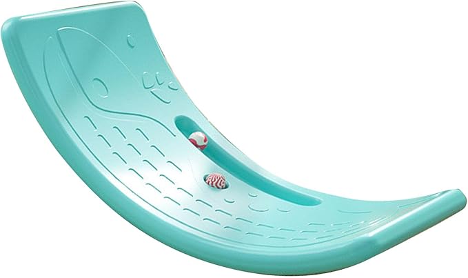 Fydun Rocker Board, Kids Plastic Load Bearing 50kg 110.2lb Board, Stable Balance Er As a Birthday Children's for Exercise Indoor