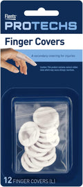 Flents First Aid Finger Covers, 12 Count, Large Protects Finger While Healing From Injury