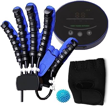Rechargeable Electric Finger Exercise Device for Stroke Recovery, Hemiplegia & Dystonia Therapy, Hand Function Rehabilitation Equipment for Finger Training