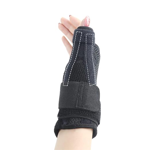 Adjustable Thumb Splint with Wrist Support Brace for Breathable Lightweight Thumb Stabilizer Fit for Left and Right Hand Comfortable Wrist Support