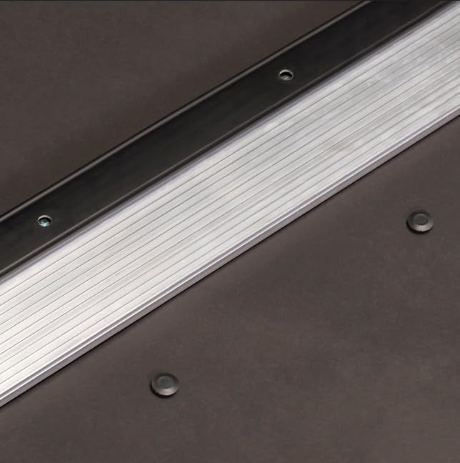 Adjustable Aluminum Threshold – Extra Short Width with Hidden Screws, Adapts to Any Height, Heavy-Duty for Residential & Commercial Use, Available in Multiple Sizes (Mill Finish, 36 inch)