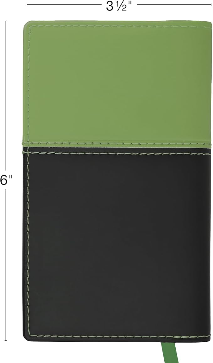 2026 Pocket Planner/Pocket Calendar and Pen, 3.5"x6": Includes 14 Months (November 2025 - December 2026) / 2026 Weekly Planner/Weekly Agenda/Monthly Calendar Organizer (Green/Black)