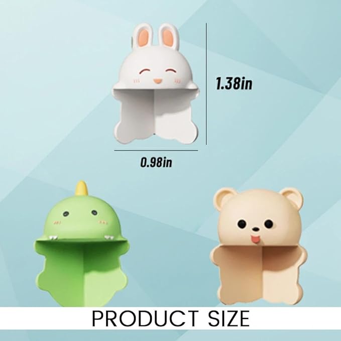 12 pcs Corner Protectors, Cartoon Animal Table Edge Guards, Bear Dinosaur Rabbit Design, Waterproof, Anti-Collision Furniture Protection（n）